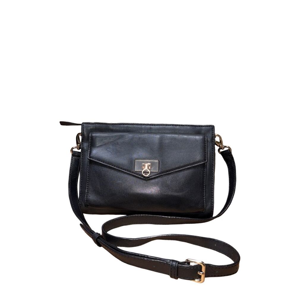 Kate Spade Black Leather Small Crossbody Bag